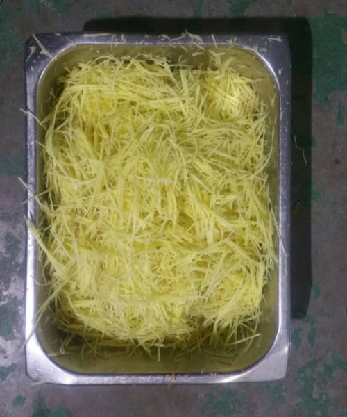 切姜絲姜片機(jī)效果